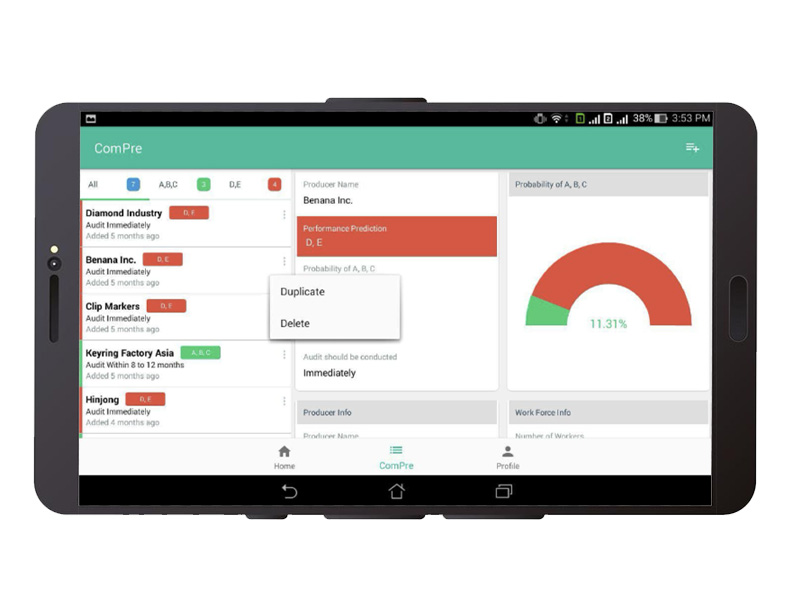 Aplikasi Mobile Gresit Predictive Sustainability - Jasa Pembuatan Aplikasi Mobile