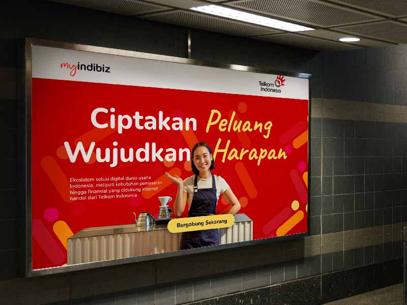 Billboard Banner MYINDIBIZ - Jasa Desain Billboard Jakarta